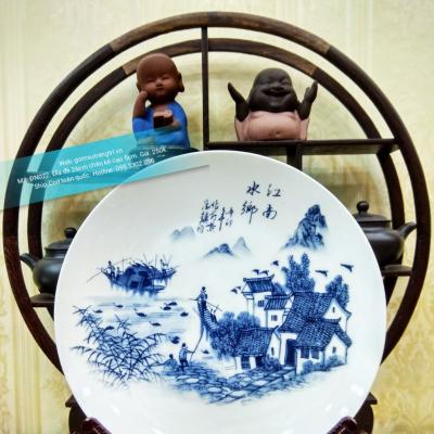 Đĩa chim trĩ hoa phù dung